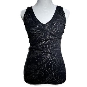 2000’s Style Express Metallic Swirl Top